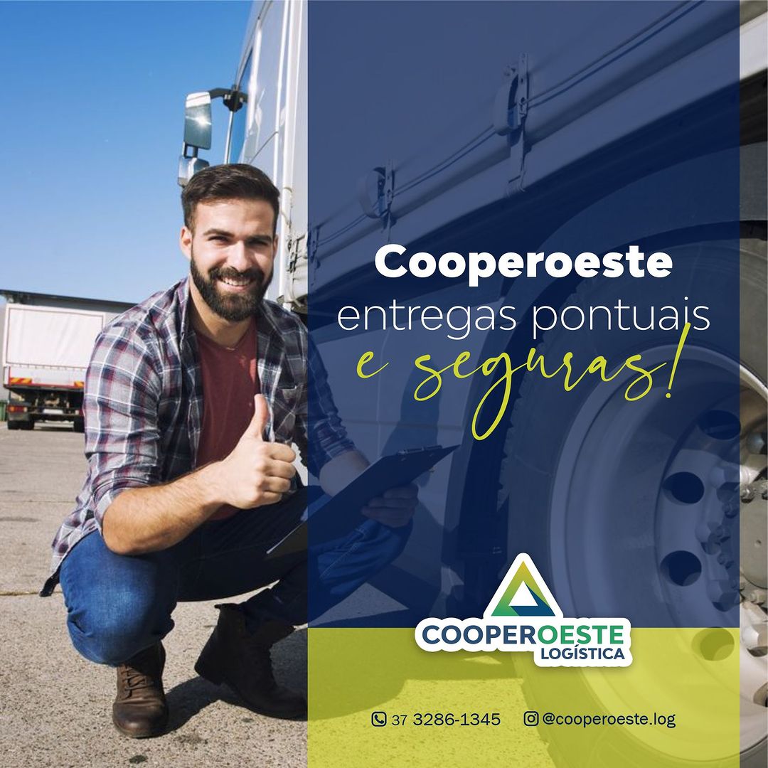 Cooperoeste entregas pessoais e seguras!